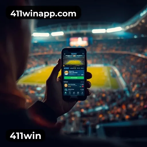 Aplicativo móvel 411win para iOS e Android